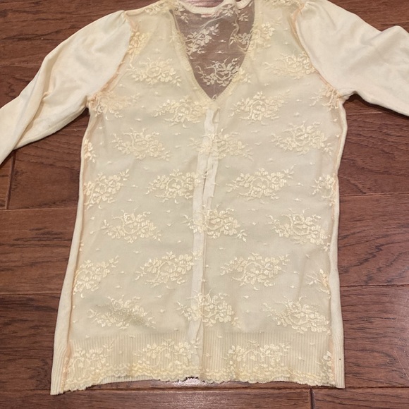 Pale Yellow Cardigan - Picture 3 of 5